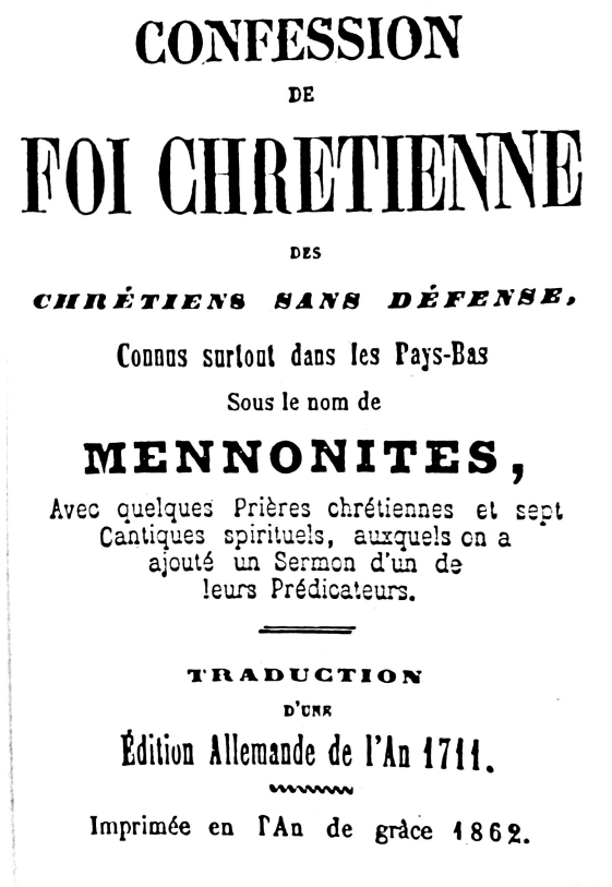 couverture 18 articles de foi